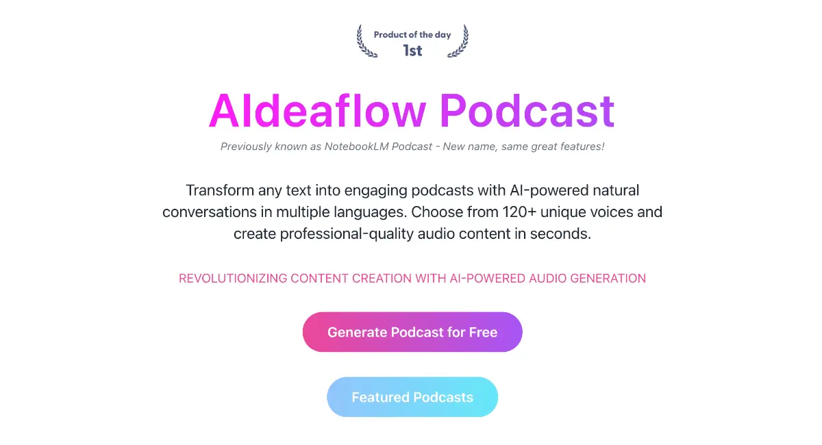 AIdeaFlow Podcast product image