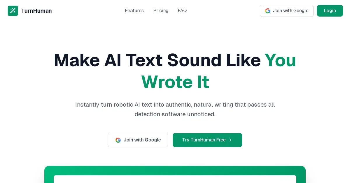 TurnHuman product image