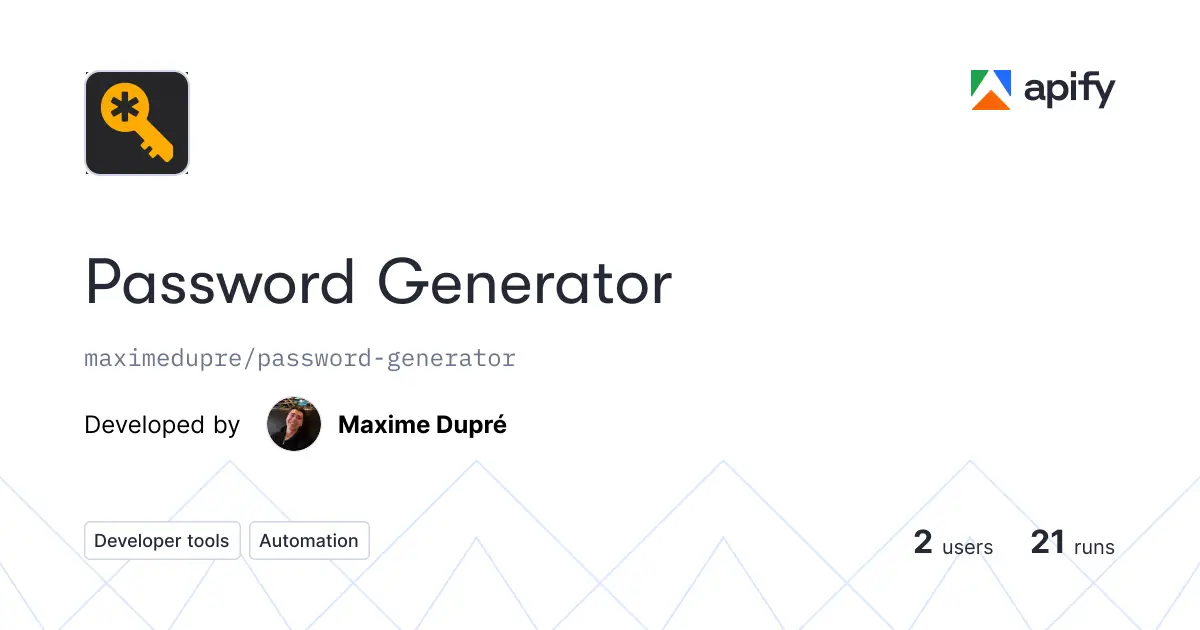 Password Generator product image