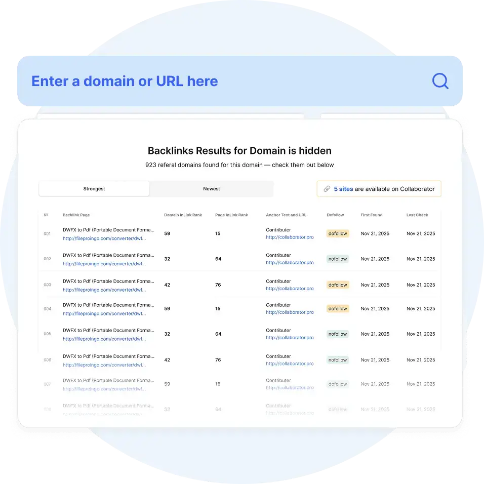 Collaborator Backlink Checker image number 11