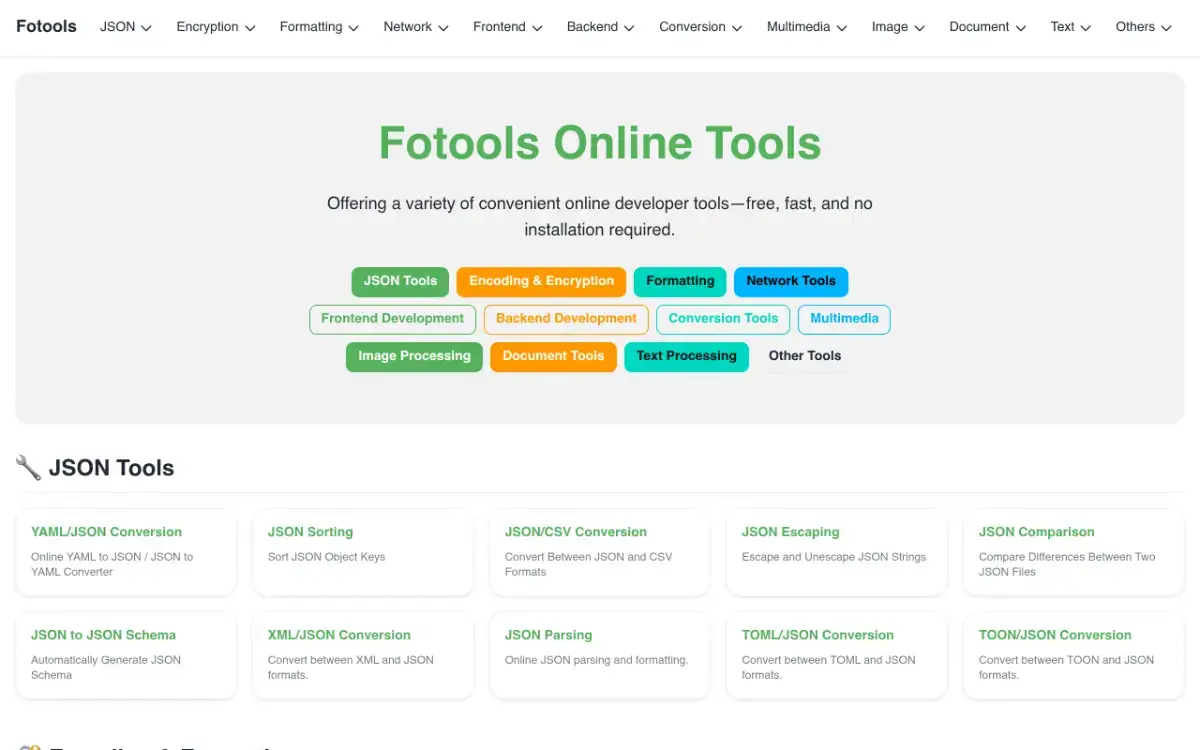 Fotools Online Tools product image