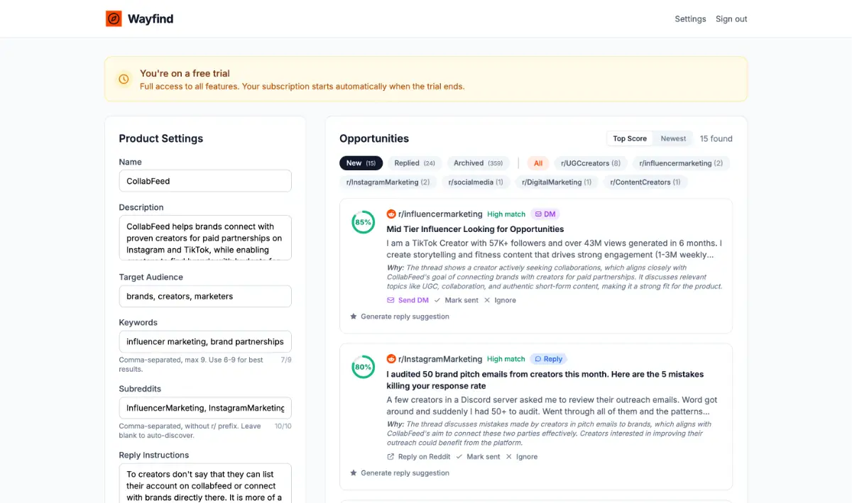 Wayfind product image