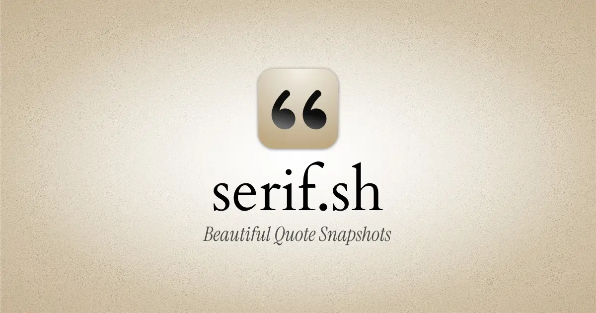 serif.sh image number 01