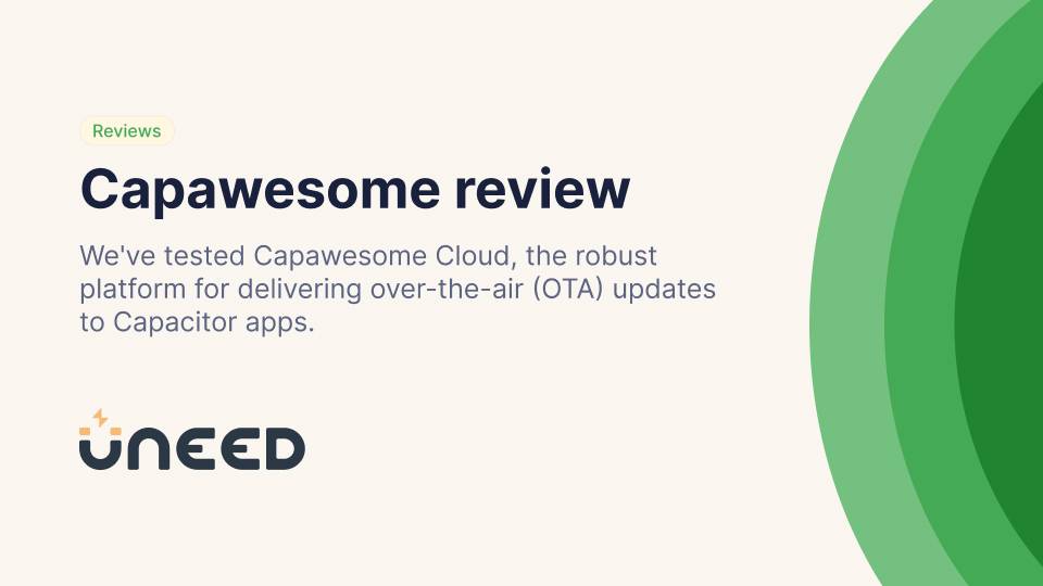 Capawesome Cloud Review - OTA Updates for Capacitor