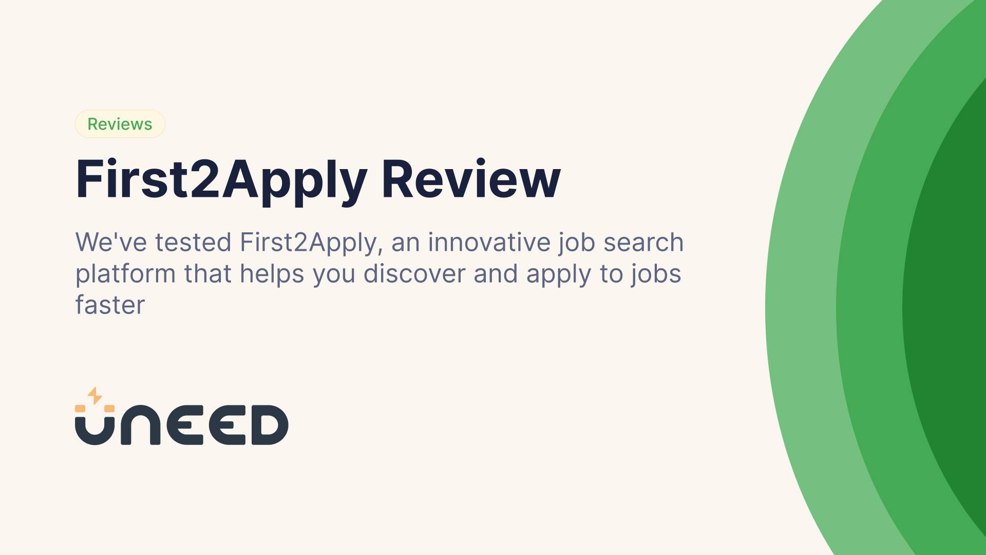 First2Apply Review - Get That Dream Job First