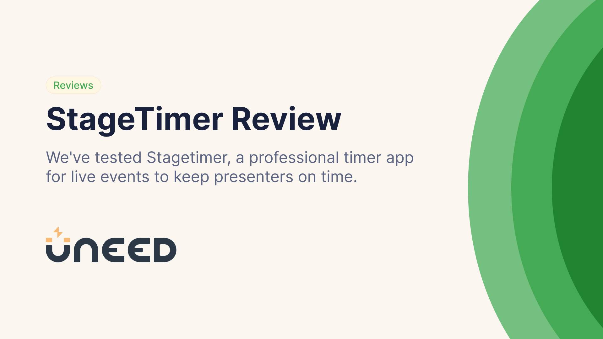 Stagetimer Review - Remote-Controlled Countdown Timer